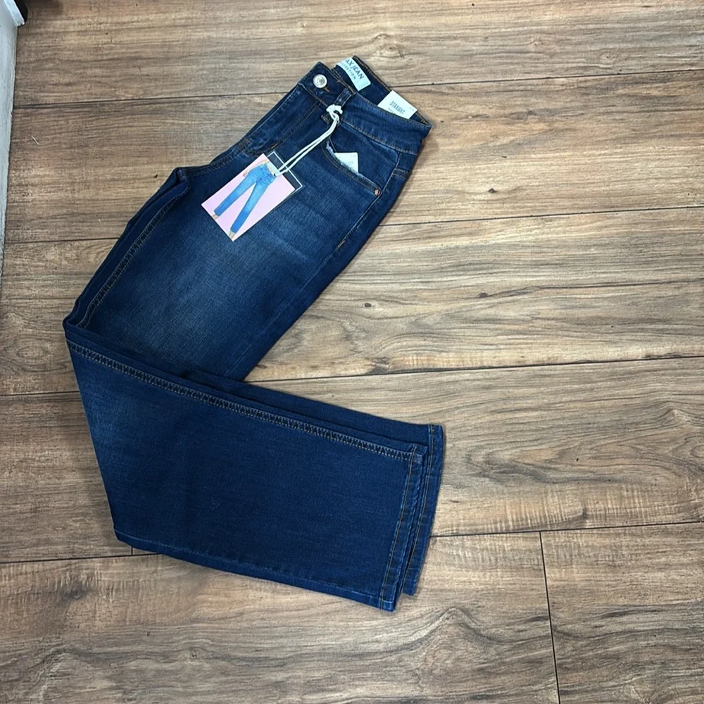 Classic Blue Straight Jeans for Effortless Style - Picture 5 of 5